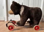 Antieke Steiff beer op wielen, Antiek en Kunst, Antiek | Speelgoed, Ophalen of Verzenden