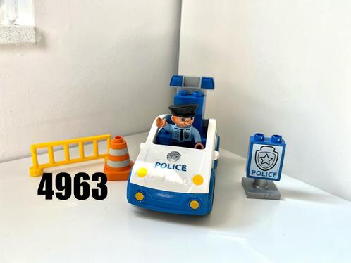 Lego Duplo 4963 - Politiepatrouille, Kinderen en Baby's, Speelgoed | Duplo en Lego, Gebruikt, Duplo, Ophalen of Verzenden
