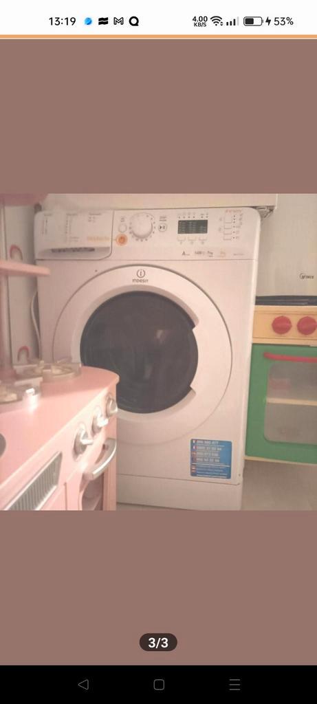 Indesit INNEX Was-Droogcombinatie - Snel & Zuinig!, Witgoed en Apparatuur, Wasmachines, Zo goed als nieuw, Voorlader, 6 tot 8 kg