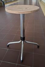 vintage kruk plantentafel retro krukje schoolkruk chroom, Huis en Inrichting, Ophalen of Verzenden, Zo goed als nieuw, Staal