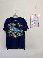Vintage Harley Davidson T-shirt 1989 UNISEX, Blauw, Harley Davidson, Maat 48/50 (M), Ophalen of Verzenden