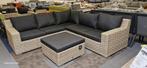 Mondial Living Nashville Loungeset 4-delig - Hoekbank, Ophalen of Verzenden, Nieuw