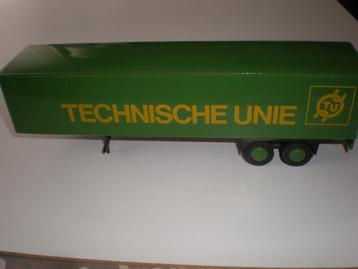 Metalen miniatuur trailer Technische Unie beschikbaar voor biedingen