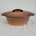 Le creuset futura gietijzer emaille braadpan, Ophalen of Verzenden, Zo goed als nieuw, Koekenpan of Braadpan, Gietijzer
