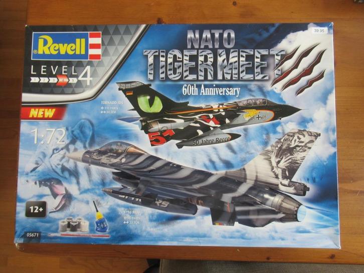 NATO Tigermeet - F-16MLU + Tornado IDS (Revell 1/72), Hobby en Vrije tijd, Modelbouw | Vliegtuigen en Helikopters, Nieuw, Vliegtuig
