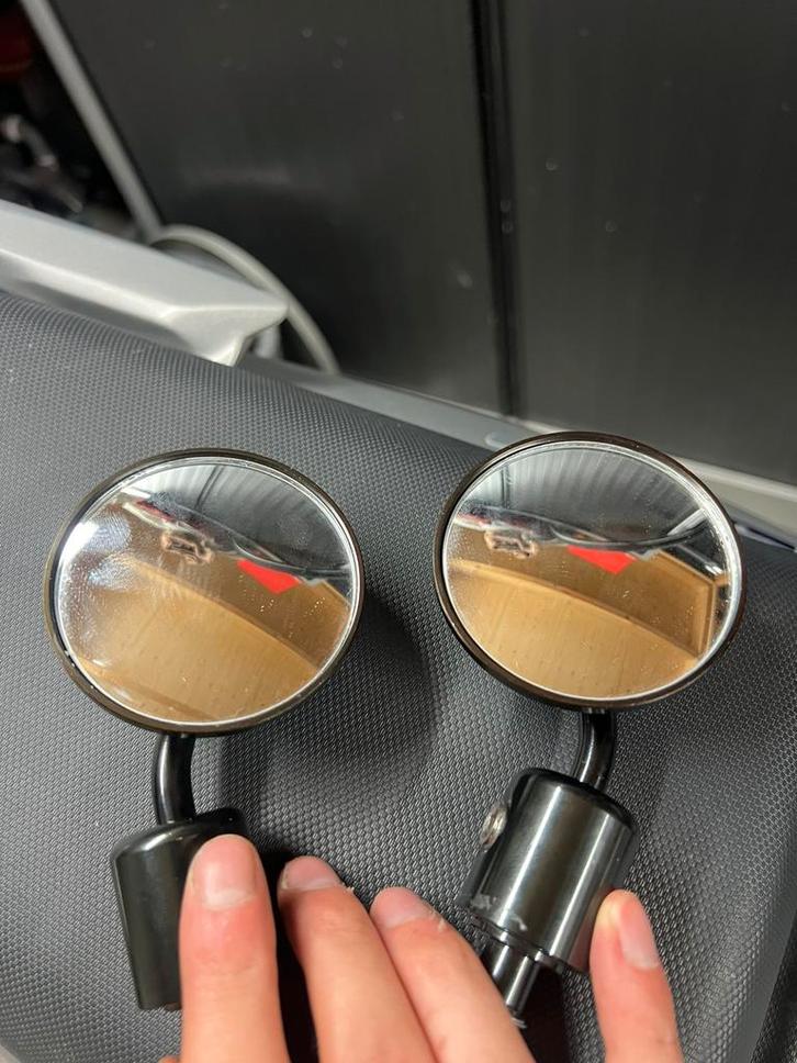 Bar-end spiegels motor | Universeel, Motoren, Onderdelen | Merk-onafhankelijk, Ophalen of Verzenden