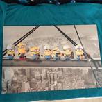 Minions schilderij 90X60 CM, Ophalen, Gebruikt, 50 tot 75 cm, Schilderij