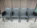 Mooie stevige tuinstoelen 4stuks, Ophalen, Zo goed als nieuw