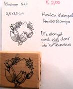 Bloemen 544 Houten stempel, Hobby en Vrije tijd, Ophalen of Verzenden, Gebruikt, Houten stempel