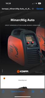 Kemppi MinarcMig Auto 220 Lasapparaat - zgan, Ophalen, Zo goed als nieuw, 150 tot 250 ampère, Inverter