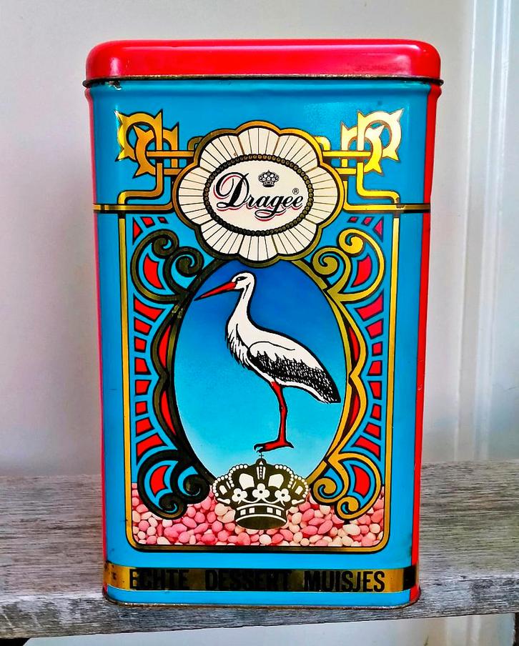 Antiek Blik / Blikken Winkel Verpakking Echte Muisjes - 28CM, Verzamelen, Blikken, Zo goed als nieuw, Overige, Overige merken