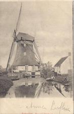 Rotterdam, Molen bij Schiebroek, Volk, gelopen 1903, Ophalen of Verzenden, Voor 1920, Gelopen, Zuid-Holland