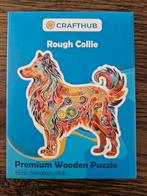 Crafthub Schotse Collie puzzel Medium A4, Ophalen of Verzenden, Minder dan 500 stukjes, Nieuw, Legpuzzel