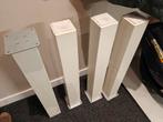 4 massief vuren tafelpoten, Ophalen, Minder dan 50 cm, 50 tot 100 cm, Vierkant