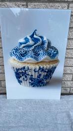 Foto bloemencupcake op acrylglas, Ophalen