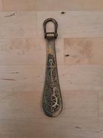 Vintage: versierde koperen schoenlepel, Ophalen of Verzenden, Gebruikt