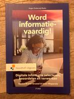 Word informatievaardig! - Saskia Brand-Gruwel, Ophalen of Verzenden, Nieuw, HBO