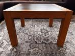 Salon / bijzettafel, Huis en Inrichting, Tafels | Bijzettafels, Minder dan 55 cm, Vierkant, Zo goed als nieuw, Licht eiken