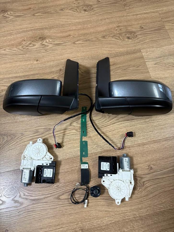 Set VW Caddy Life spiegels MK4 - MK3 Elektrisch inklapbaar, Auto-onderdelen, Spiegels, Volkswagen, Gebruikt, Ophalen of Verzenden