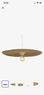 Rotan lamp 50cm, Ophalen of Verzenden, Zo goed als nieuw, Minder dan 50 cm