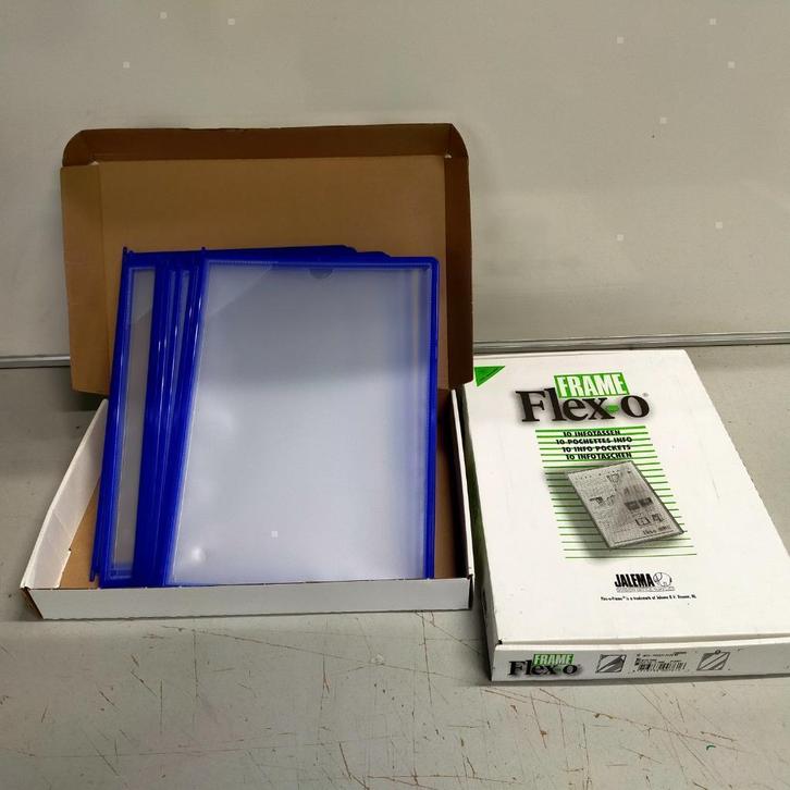 Flex-o frame info tassen 10 stuks ``NIEUW``, Diversen, Schrijfwaren, Nieuw, Ophalen