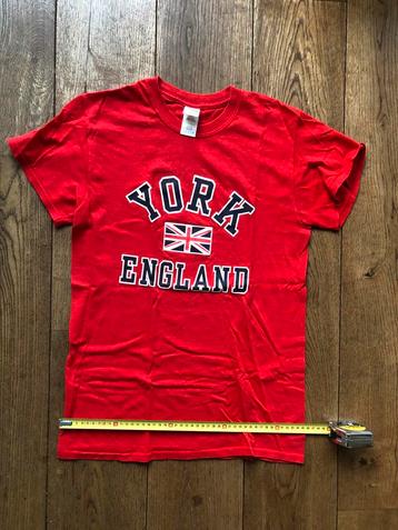 Rood York England T-shirt - Maat S beschikbaar voor biedingen