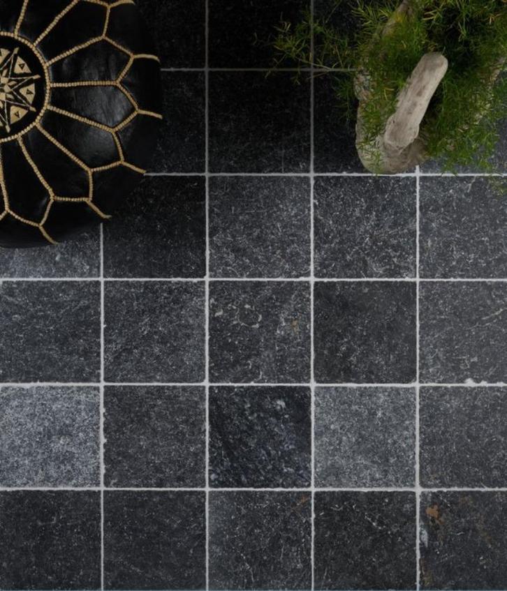 MARMER BLUESTONE TEGELS VEROUDERD 15x15CM, Huis en Inrichting, Stoffering | Vloerbedekking, Nieuw, 75 m² of meer, Ophalen of Verzenden