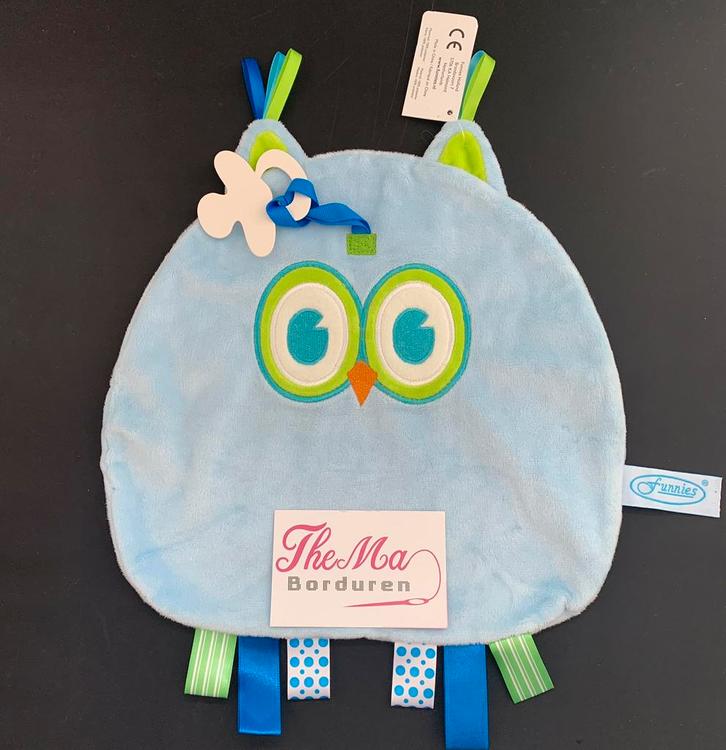 Tutpopje /speendoek/laberldoekje geborduurd met naam, Kinderen en Baby's, Kraamcadeaus en Geboorteborden, Nieuw, Ophalen of Verzenden