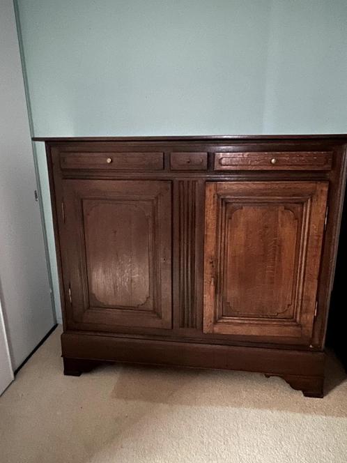 Eiken Louis Philippe dressoir, Huis en Inrichting, Kasten | Dressoirs, Gebruikt, 25 tot 50 cm, Met lade(s), Met deur(en), Met plank(en)