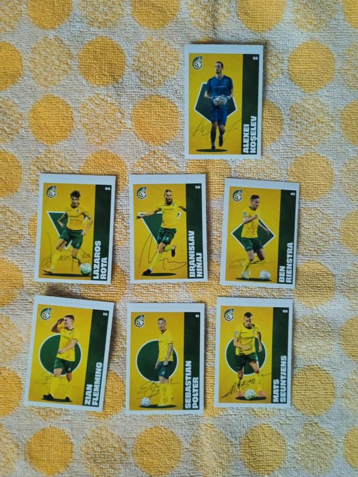 Fortuna Sittard - 7 stickers, Verzamelen, Stickers, Nieuw, Sport, Ophalen of Verzenden