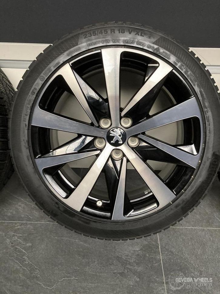 18” originele Peugeot 508 II velgen + winterbanden 5x108, Auto-onderdelen, Banden en Velgen, Banden en Velgen, Winterbanden, 18 inch