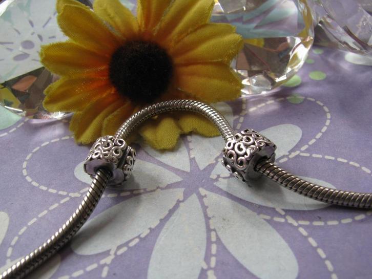 2 x Pandora clip 790338 = swirl / Sjes / krullen in 1 koop =, Sieraden, Tassen en Uiterlijk, Bedels, Zo goed als nieuw, Pandora