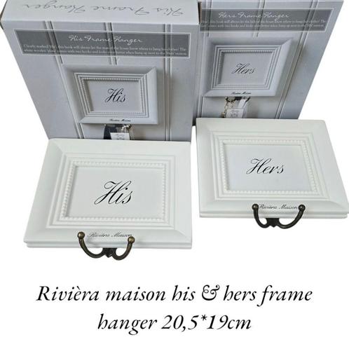 Rivièra maison his & hers frame hanger, Huis en Inrichting, Woonaccessoires | Kapstokken, Nieuw, Ophalen of Verzenden
