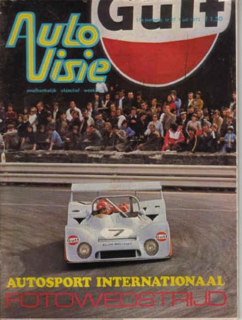 Autovisie 27 1972 : compleet autosport - Zandvoort - Formule, Verzamelen, Automerken, Motoren en Formule 1, Gebruikt, Formule 1