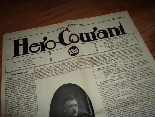 1927 Hero Courant Breda memorabilia no.1 eerste jaargang, Antiek en Kunst, Curiosa en Brocante, Verzenden