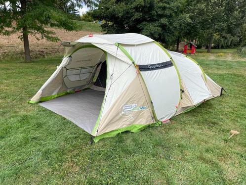 Quechua 2 seconds XXL illumin fresh tent (incl. batterijen), Caravans en Kamperen, Tenten, tot en met 4, Gebruikt, Ophalen