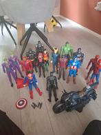 Superhelden Figuren Set - Batman met Motor!, Ophalen of Verzenden, Gebruikt