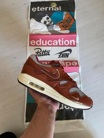 Nike air max 1 43 dark russet patta wave beschikbaar voor biedingen
