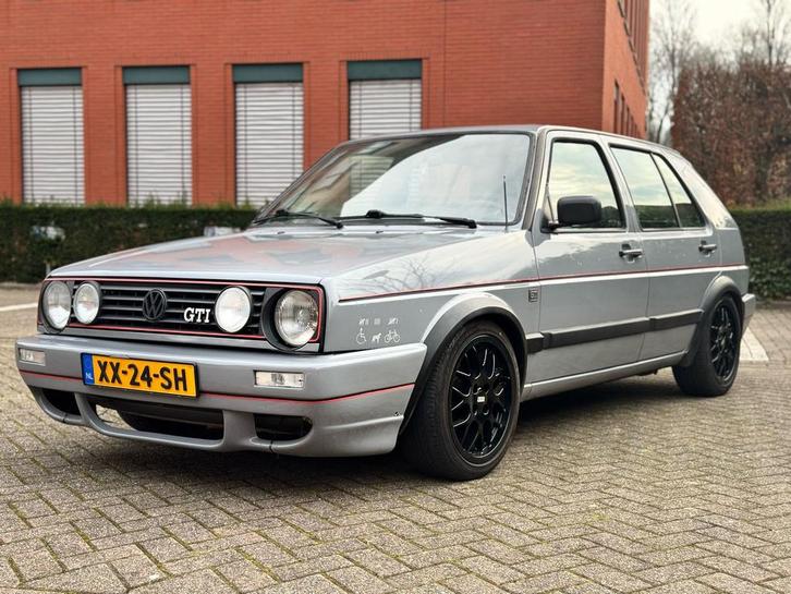 Volkswagen Golf mk2 1990, benzine, Auto's, Volkswagen, Particulier, Golf, Benzine, Hatchback, Automaat, Origineel Nederlands, Zilver of Grijs