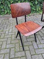 12 retro ORGINELE GALVANITAS kantine horeca school partij!, Ophalen of Verzenden, Zo goed als nieuw, Vijf, Zes of meer stoelen