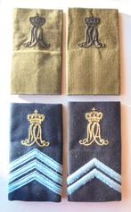 Rangonderscheidingstekens ROT KMA soldaat Kpl en sergeant, Verzamelen, Ophalen of Verzenden, Landmacht, Nederland, Overige typen