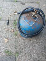 Campinggaz flesje met brander, Doe-het-zelf en Verbouw, Gereedschap | Handgereedschap, Ophalen of Verzenden, Gebruikt
