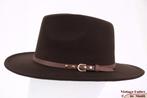 Gleufhoed Outdoor western hoed Hawkins bruin 58 en 59 nieuw, Kleding | Dames, Hoed, Hawkins, Nieuw, Ophalen of Verzenden