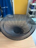 Metalen Fruit Schaal 29cm / Mand - Zwart, Overige materialen, Schaal, Rond, Ophalen of Verzenden