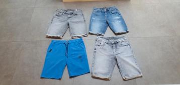 4x jongensshort en 2x jongensjeans maat 170 beschikbaar voor biedingen