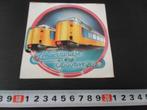 sticker NS spoorwegen strip trein locomotief, Verzamelen, Stickers, Ophalen, Zo goed als nieuw, Bedrijf of Vereniging