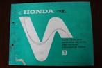 Honda CBX six 1981 parts catalogue CBX teile katalog, Honda