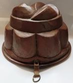 Antieke grote rood koperen cake-puddingvorm tulband, Ophalen of Verzenden