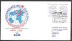 1e KLM non-stop flight Tokyo Japan 1987, Verzenden, Envelop