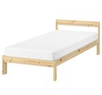 Giving away an IKEA bed with a mattress to a student, Huis en Inrichting, Ophalen, Zo goed als nieuw, Hout, Overige kleuren